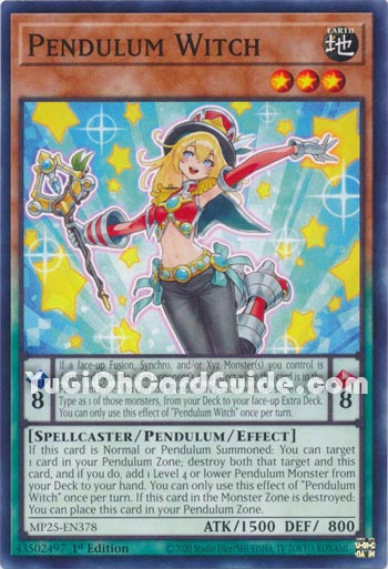 Yu-Gi-Oh Card: Pendulum Witch