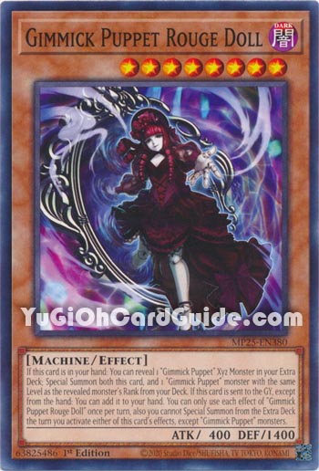 Yu-Gi-Oh Card: Gimmick Puppet Rouge Doll