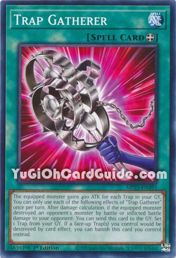 Yu-Gi-Oh Card: Trap Gatherer