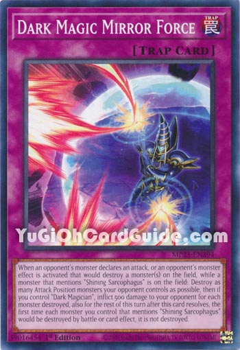 Yu-Gi-Oh Card: Dark Magic Mirror Force