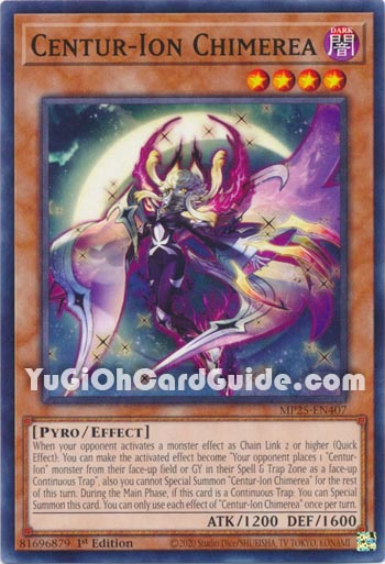 Yu-Gi-Oh Card: Centur-Ion Chimera