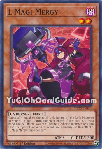 Yu-Gi-Oh Card: L Magi Mergy