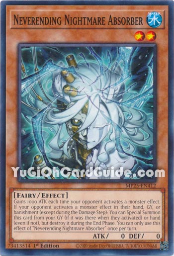 Yu-Gi-Oh Card: Neverending Nightmare Absorber