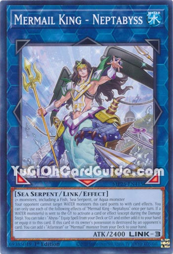 Yu-Gi-Oh Card: Mermail King - Neptabyss