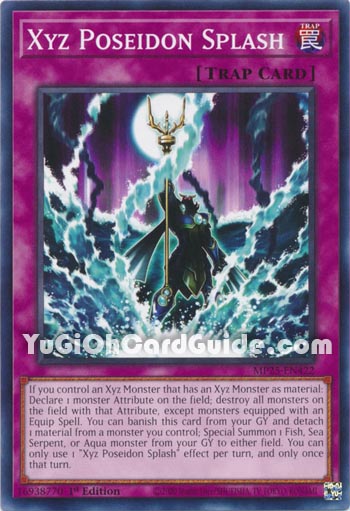 Yu-Gi-Oh Card: Xyz Poseidon Splash