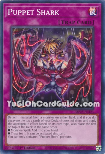 Yu-Gi-Oh Card: Puppet Shark
