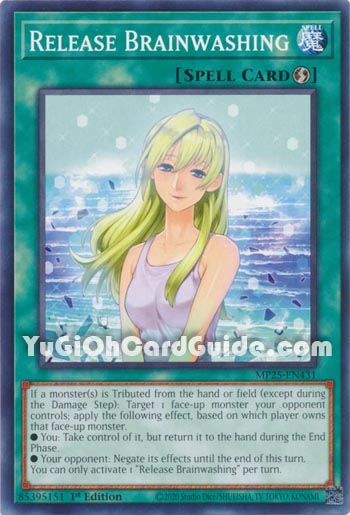Yu-Gi-Oh Card: Release Brainwashing