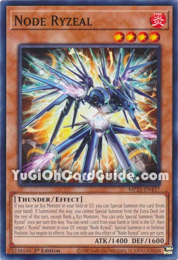 Yu-Gi-Oh Card: Node Ryzeal