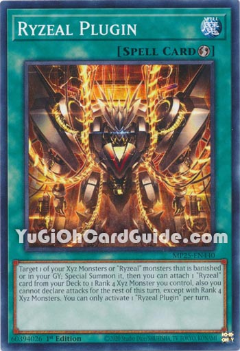 Yu-Gi-Oh Card: Ryzeal Plugin
