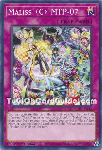 Yu-Gi-Oh Card: Maliss <C> MTP-07
