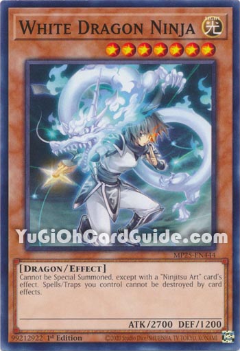 Yu-Gi-Oh Card: White Dragon Ninja