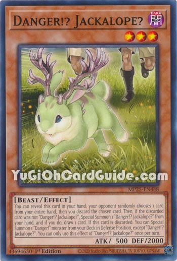 Yu-Gi-Oh Card: Danger!? Jackalope?