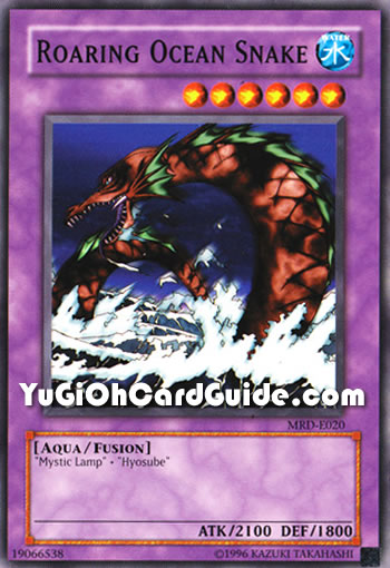 Yu-Gi-Oh Card: Roaring Ocean Snake