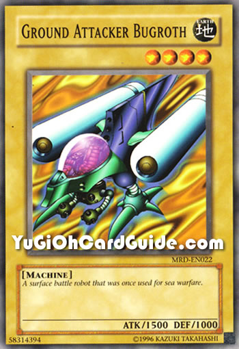 Yu-Gi-Oh Card: Ground Attacker Bugroth