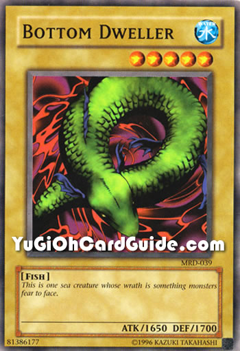 Yu-Gi-Oh Card: Bottom Dweller