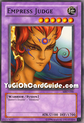 Yu-Gi-Oh Card: Empress Judge
