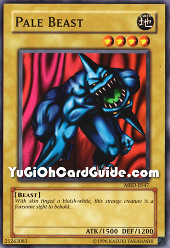 Yu-Gi-Oh Card: Pale Beast