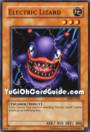 Yu-Gi-Oh Card: Electric Lizard