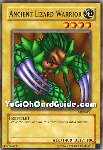 Yu-Gi-Oh Card: Ancient Lizard Warrior