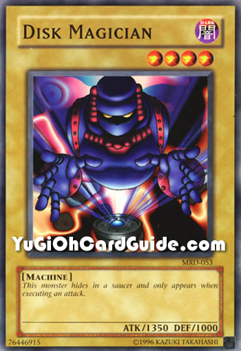 Yu-Gi-Oh Card: Disk Magician