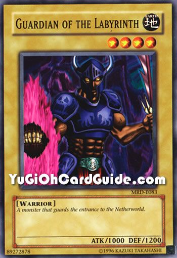 Yu-Gi-Oh Card: Guardian of the Labyrinth