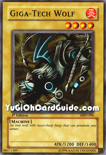 Yu-Gi-Oh Card: Giga-Tech Wolf