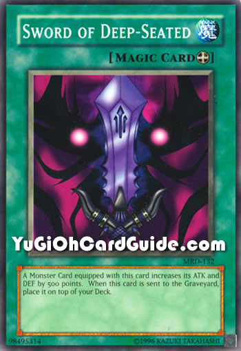 Yu-Gi-Oh! Sword Of Deep-Seated Card – MRD-132 Common From Metal Raiders Set! - View #9