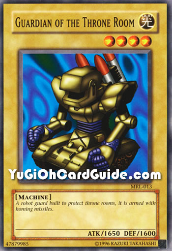 Yu-Gi-Oh Card: Guardian of the Throne Room