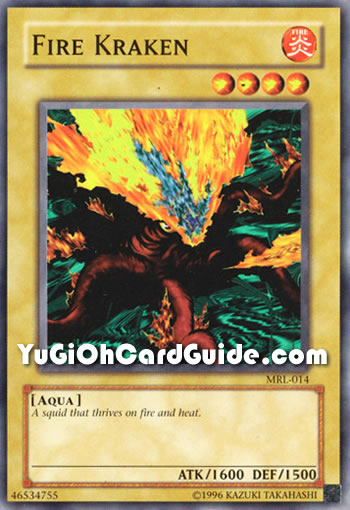 Yu-Gi-Oh Card: Fire Kraken
