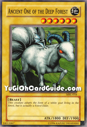Yu-Gi-Oh Card: Ancient One of the Deep Forest