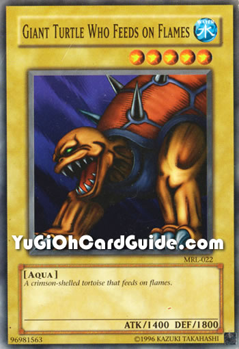 Yu-Gi-Oh Card: Giant Turtle Who Feeds on Flames