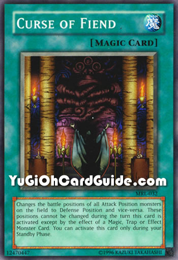 Yu-Gi-Oh Card: Curse of Fiend