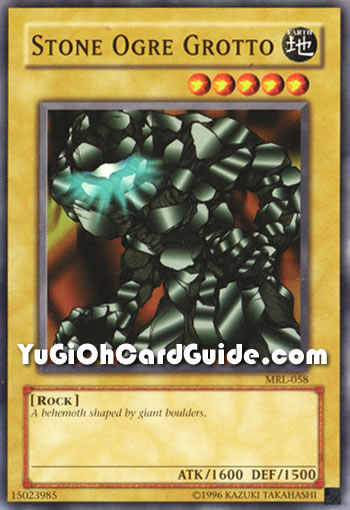 Yu-Gi-Oh Card: Stone Ogre Grotto