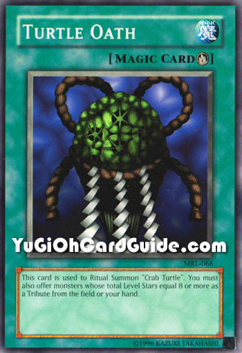 Yu-Gi-Oh Card: Turtle Oath