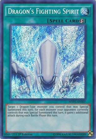 Yu-Gi-Oh Card: Dragon's Fighting Spirit