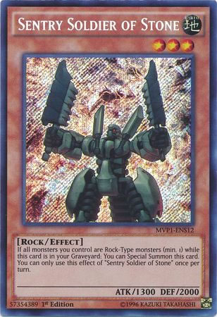 Yu-Gi-Oh Card: Sentry Soldier of Stone