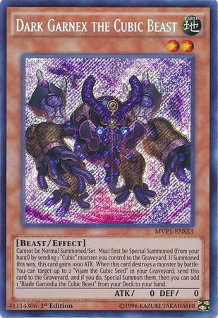 Yu-Gi-Oh Card: Dark Garnex the Cubic Beast