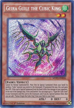 Yu-Gi-Oh Card: Geira Guile the Cubic King