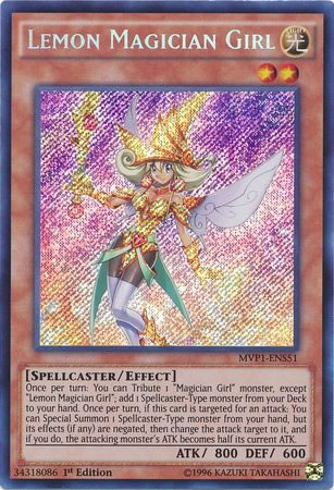 Yu-Gi-Oh Card: Lemon Magician Girl