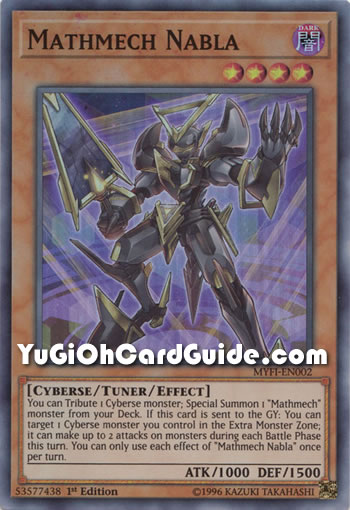 Yu-Gi-Oh Card: Mathmech Nabla