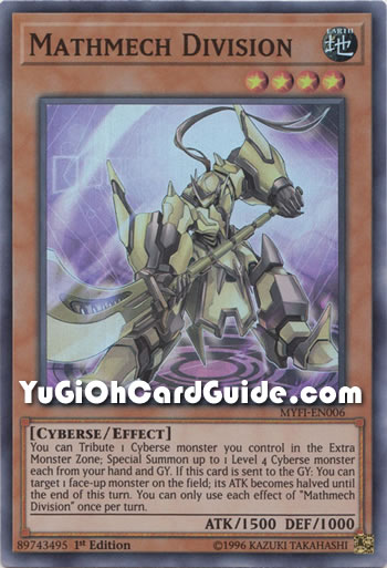 Yu-Gi-Oh Card: Mathmech Division