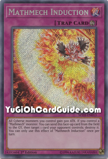 Yu-Gi-Oh Card: Mathmech Induction