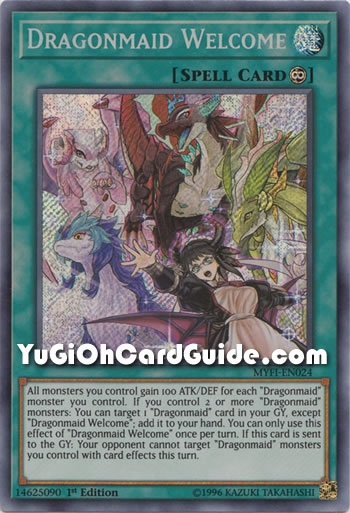 Yu-Gi-Oh Card: Dragonmaid Welcome