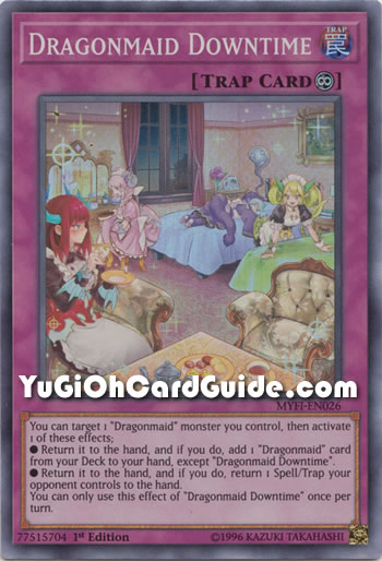 Yu-Gi-Oh Card: Dragonmaid Downtime