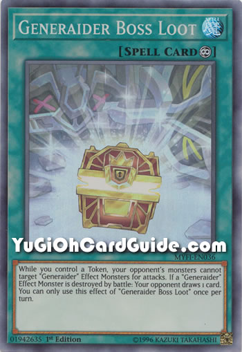 Yu-Gi-Oh Card: Generaider Boss Loot