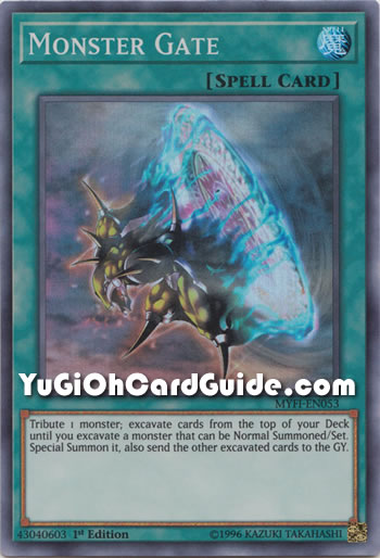 Yu-Gi-Oh Card: Monster Gate