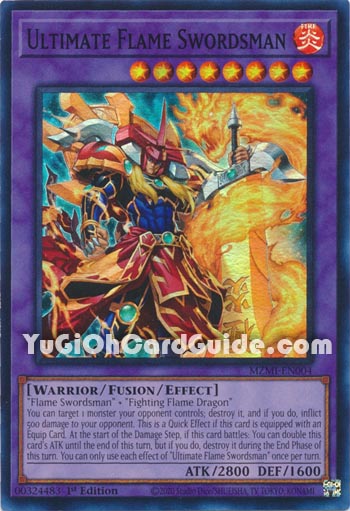 Yu-Gi-Oh Card: Ultimate Flame Swordsman