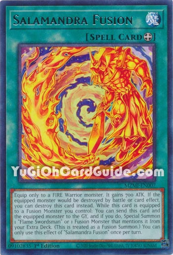 Yu-Gi-Oh Card: Salamandra Fusion