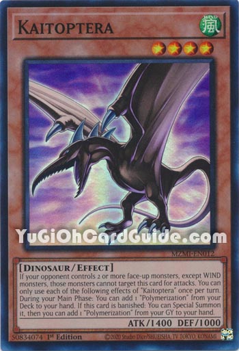 Yu-Gi-Oh Card: Kaitoptera