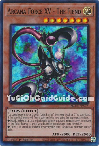 Yu-Gi-Oh Card: Arcana Force XV -  The Fiend